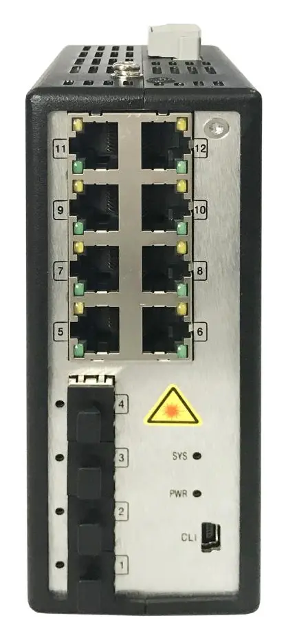 Hikvision DS-3T3512P 8 Port Gigabit PoE Endüstriyel Switch