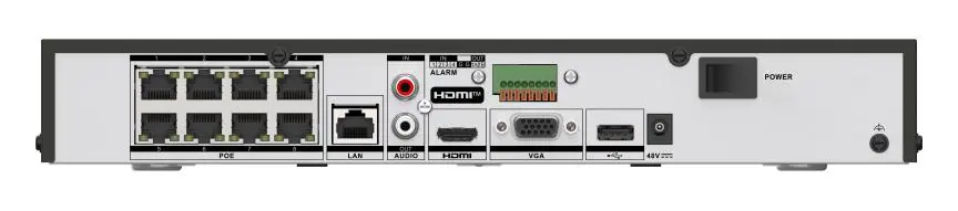 Hikvision DS-7608NXI-K1/8P/VPRO 8 Kanal 8 PoE AcuSeek NVR Kayıt Cihazı — görsel 5