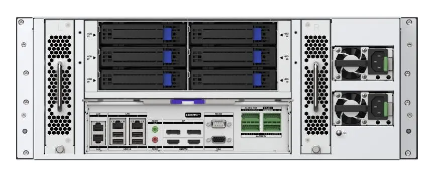 Hikvision DS-96128NI-H30R/LCD 128 Kanal NVR Kayıt Cihazı — görsel 3