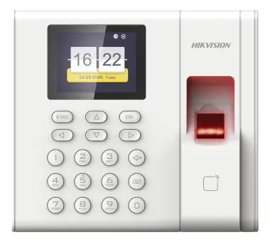 Hikvision DS-K1A8503MF-B 2.4 inç Parmak İzi Terminali