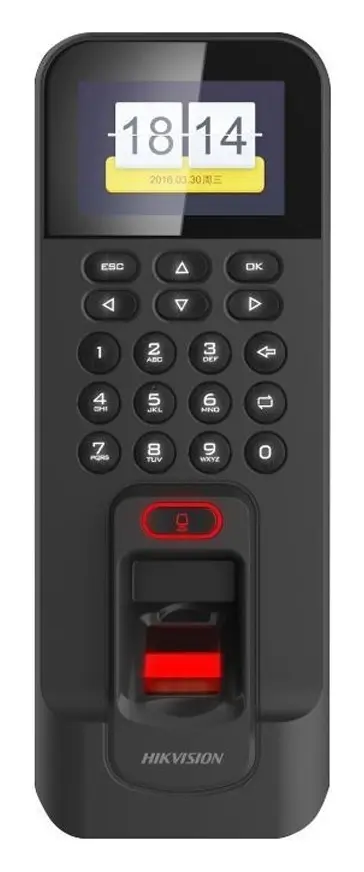 Hikvision DS-K1T804F Parmak İzi ve Kart Okuyucu