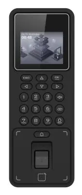 Hikvision DS-K1T808MFWX-B 2.4 inç Parmak İzi Terminali