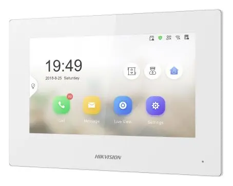 Hikvision DS-KH6320-LE1(B)/WHITE 7 inç Diyafon İç Ünite — görsel 2