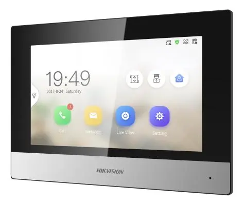 Hikvision DS-KH6320Y-WTE2 7 inç Diyafon İç Ünite — görsel 2