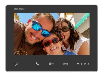 Hikvision DS-KH7300EY-TIE2 7 inç 2 Telli Diyafon İç Ünite