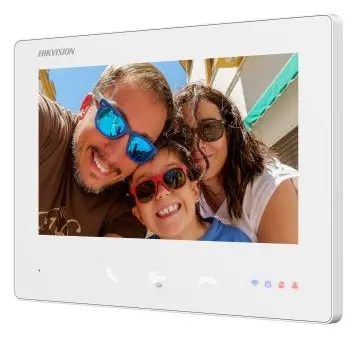 Hikvision DS-KH7300EY-WTE2/WHITE 7 inç 2 Telli Diyafon İç Ünite — görsel 2