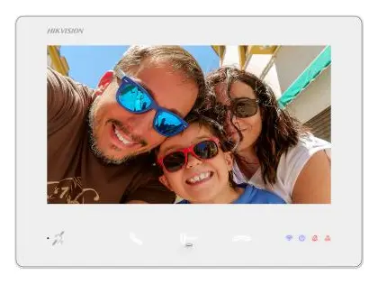 Hikvision DS-KH7300EY-WTIE2/WHITE 7 inç 2 Telli Diyafon İç Ünite