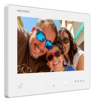 Hikvision DS-KH7300EY-WTIE2/WHITE 7 inç 2 Telli Diyafon İç Ünite — görsel 3