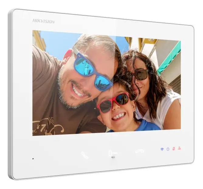 Hikvision DS-KH7300EY-WTPE2/WHITE 7 inç 2 Telli Diyafon İç Ünite — görsel 2