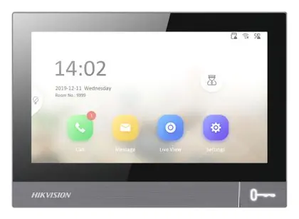Hikvision DS-KH8381-WTE1 7 inç Diyafon İç Ünite