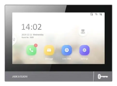 Hikvision DS-KH8381-WTE1 7 inç Diyafon İç Ünite