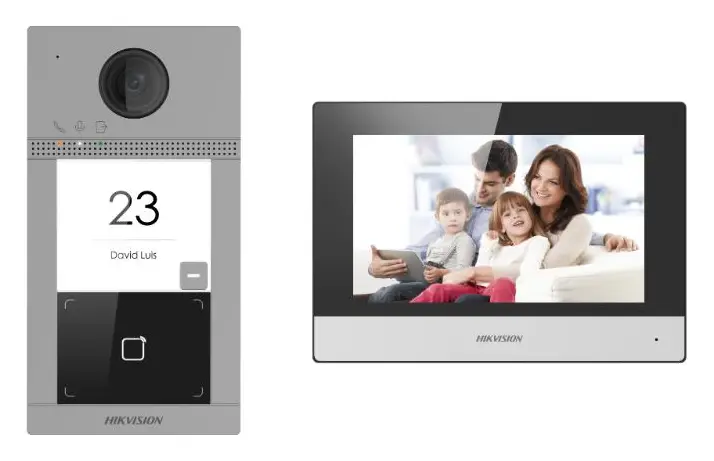 Hikvision DS-KIS604-P(B) Diyafon Seti