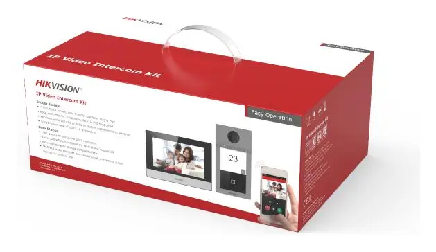 Hikvision DS-KIS604-P(B) Diyafon Seti — görsel 2