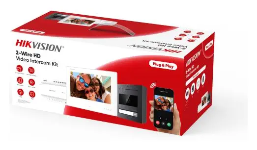 Hikvision DS-KIS704EY/ALUMINUM Diyafon Seti — görsel 3