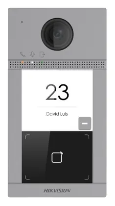 Hikvision DS-KV8113-WME1 Tekli IP İnterkom Zil Paneli