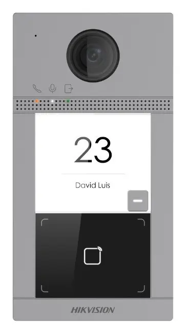 Hikvision DS-KV8113-WME1 Tekli IP İnterkom Zil Paneli