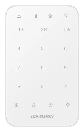 Hikvision DS-PK1-E-WE Kablosuz Led Keypad Şifre Paneli — görsel 2