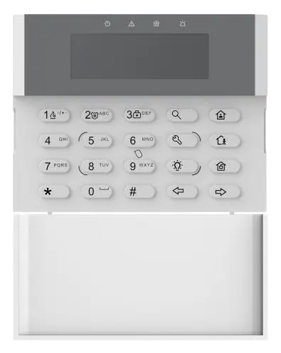 Hikvision DS-PK1-LRT-HWE AX Hybrid PRO AX Hybrid Alarm Tuş Takımı — görsel 2