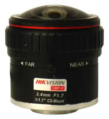 Hikvision HF3417D-12MPIR Lens