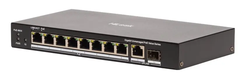 HiLook NS-0510P-80(B) 8 Port Gigabit PoE Switch — görsel 4