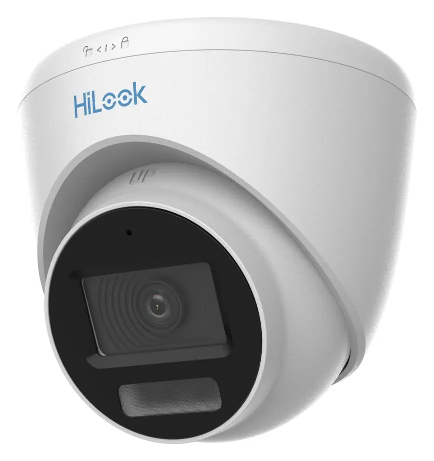 HiLook THC-T229-LMS 2 MP ColorVu Smart Hybrid Light Analog HD Turret Kamera