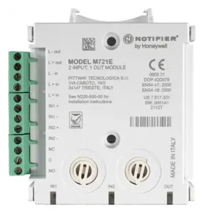 Honeywell Notifier M721E Adresli Giriş/Çıkış Modülü