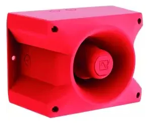 Honeywell Notifier PA 10 Konvansiyonel 110 dB EN 54-3 Kırmızı Yangın Sireni / Flaşör