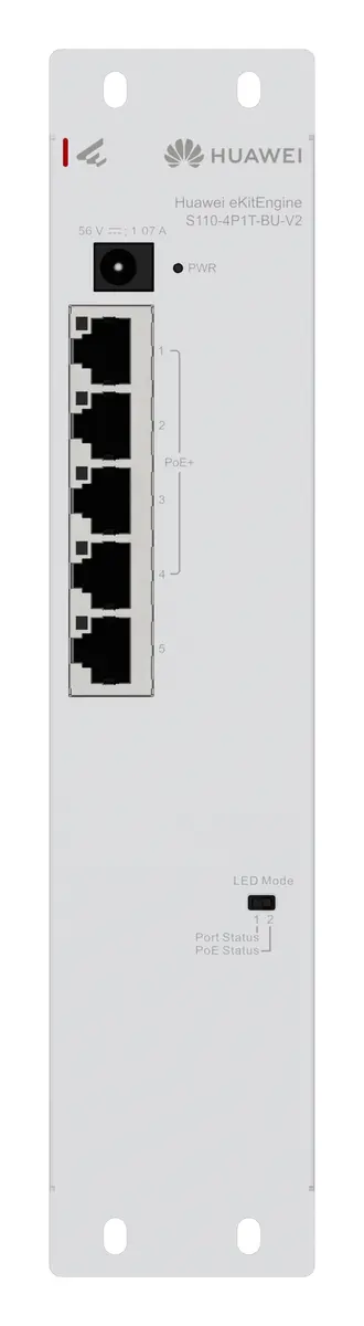 Huawei S110-4P1T-BU-V2 5 Port Gigabit PoE+ PoE Switch