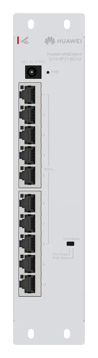 Huawei S110-8P2T-BU-V2 10 Port Gigabit PoE+ PoE Switch