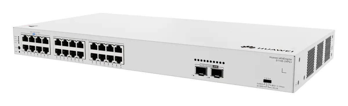 Huawei S110E-24LP2J 24 Port Gigabit PoE+ PoE Switch — görsel 3