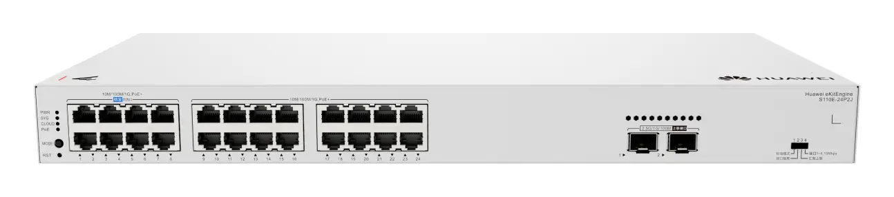 Huawei S110E-24LP2J 24 Port Gigabit PoE+ PoE Switch — görsel 4