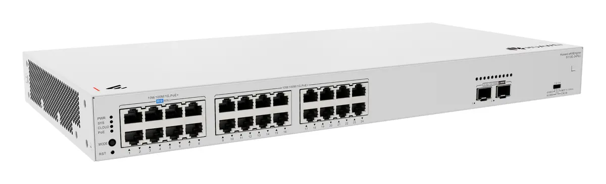Huawei S110E-24P2J 24 Port Gigabit PoE+ PoE Switch — görsel 2