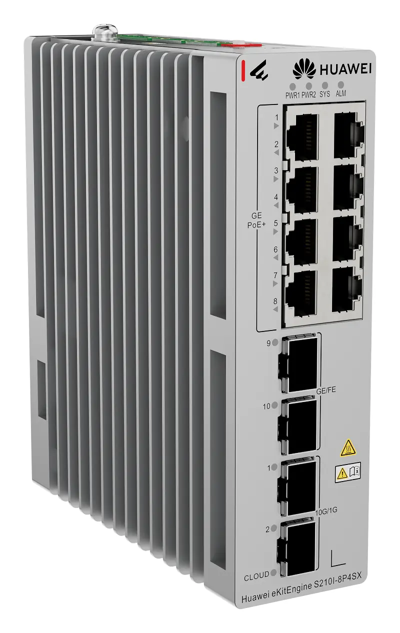 Huawei S210I-8P4SX 8 Port Gigabit 2xSFP PoE+ PoE Switch — görsel 2