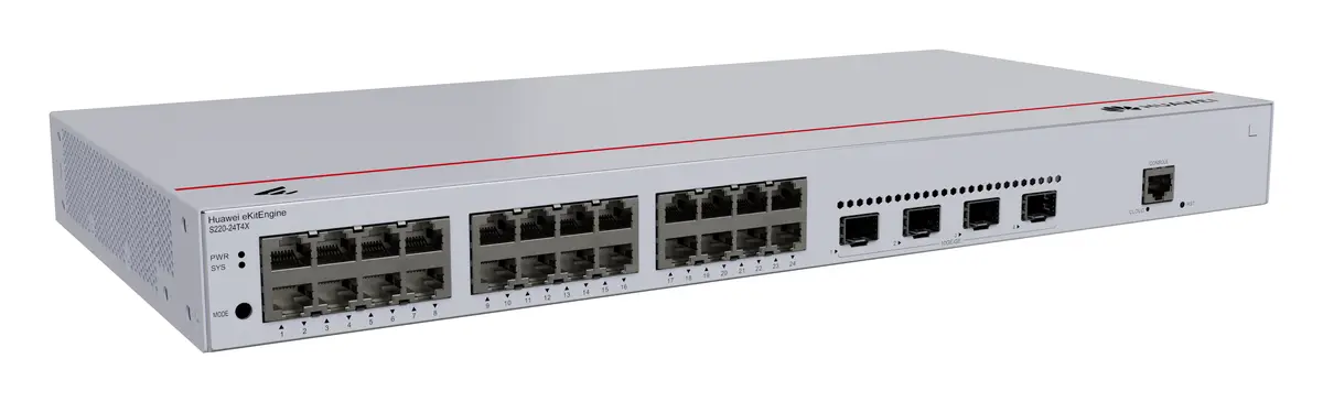 Huawei S220-24T4X 24 Port Gigabit 4x10G SFP+ Yönetilebilir Switch — görsel 3