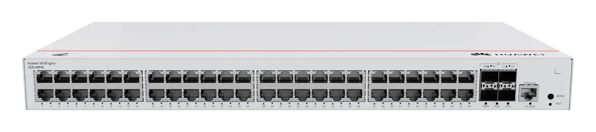 Huawei S220-48P4S 48 Port Gigabit 4xSFP PoE+ PoE Switch
