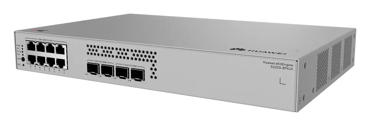 Huawei S220S-8P4JX 8 Port Gigabit 2x10G SFP+ PoE+ PoE Switch — görsel 3