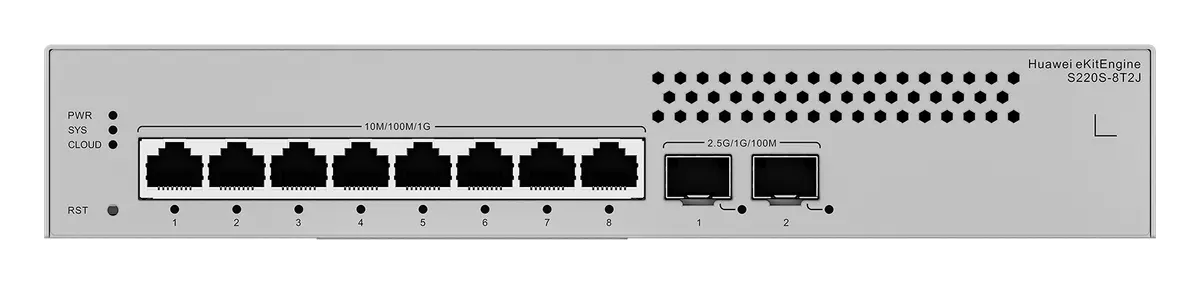 Huawei S220S-8T2J 8 Port Gigabit Yönetilebilir Switch — görsel 5