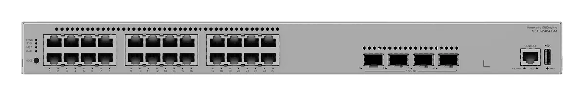 Huawei S310-24P4X-M 24 Port Gigabit 4x10G SFP+ PoE+ PoE Switch