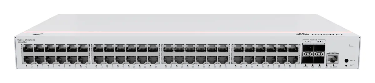 Huawei S310-48P4X 48 Port Gigabit 4x10G SFP+ PoE+ PoE Switch — görsel 6