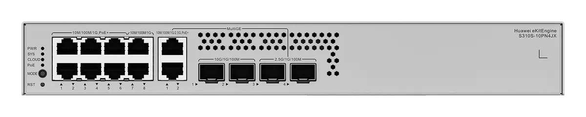 Huawei S310S-10PN4JX 8 Port Gigabit 2x10G SFP+ PoE+ PoE Switch