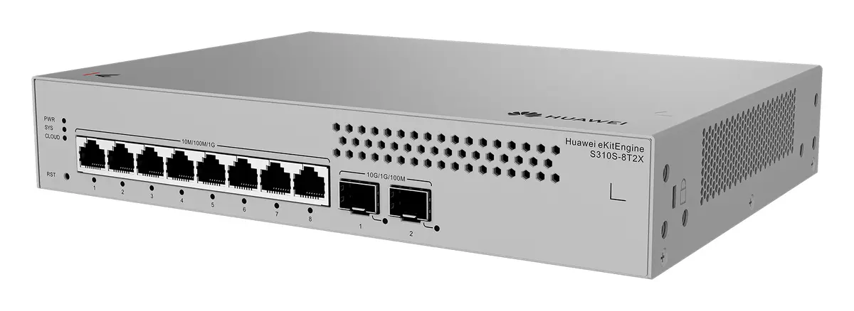 Huawei S310S-8T2X 8 Port Gigabit 2x10G SFP+ Yönetilebilir Switch — görsel 3