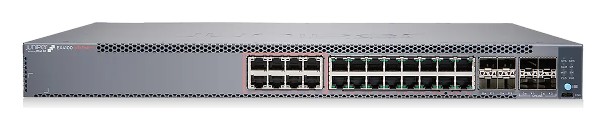 Juniper EX4100-24T 24 Port 4x10G Uplink Yönetilebilir Switch — görsel 2
