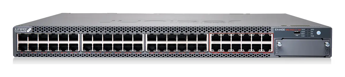 Juniper EX4400-48F-DC 48 Port SFP/SFP+ DC Yönetilebilir Switch — görsel 2