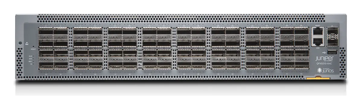 Juniper QFX5210-64C-D-AFI2 64 Port 100G QSFP28 DC Veri Merkezi Switch