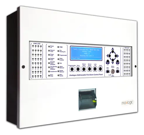 Mavili ML-1247.P Akıllı Adresli Yangın Alarm Santrali, 7 Çevrim, 889 Adres, Printer