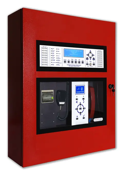 Mavili ML-1255.NPTA Akıllı Adresli Yangın Alarm Santrali, 5 Çevrim, 635 Adres, Network + Printer + Telefon + Anons