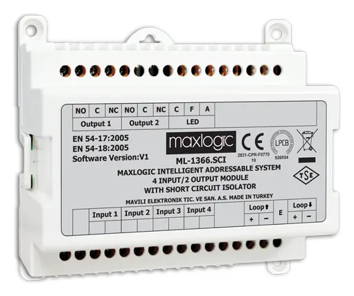 Mavili ML-1361 Akıllı Adresli Röle Kontrol Modülü, 1 Çıkışlı