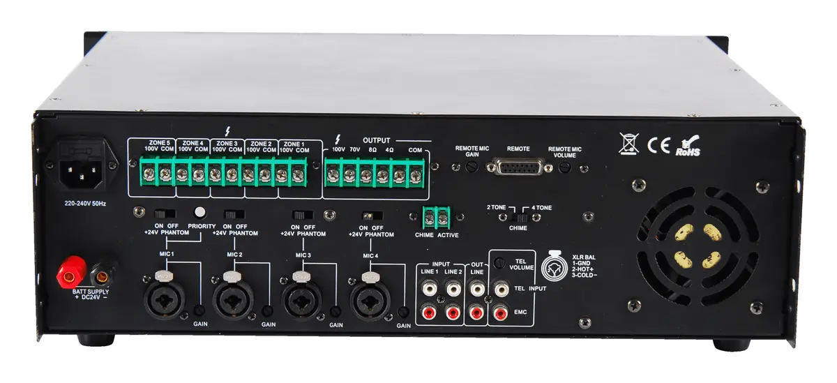 Mito AZ 300M 100V 5 Bölgeli Mikser Amfi — görsel 4