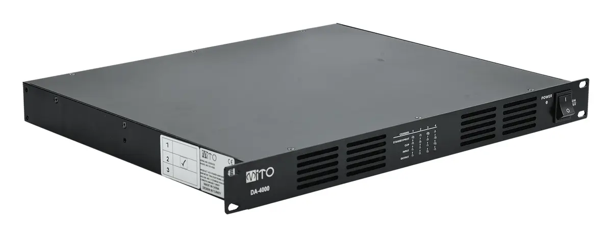 Mito DA 4000-2 4x300W 100V Power Amfi