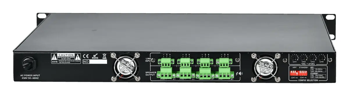 Mito DA 4000-3 4x500W 100V Power Amfi — görsel 4